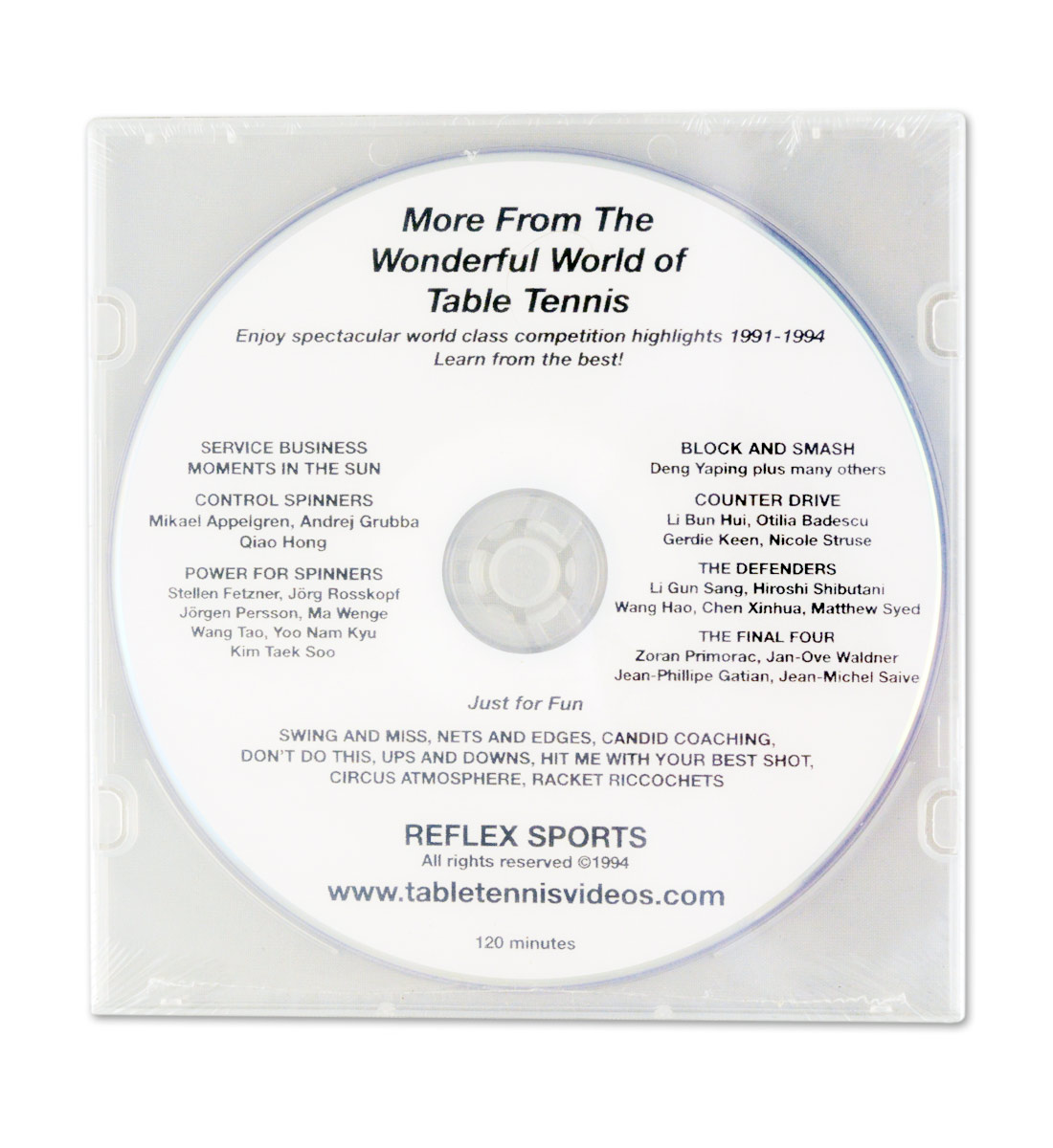 Wonderful World of Table Tennis - Sequel DVD