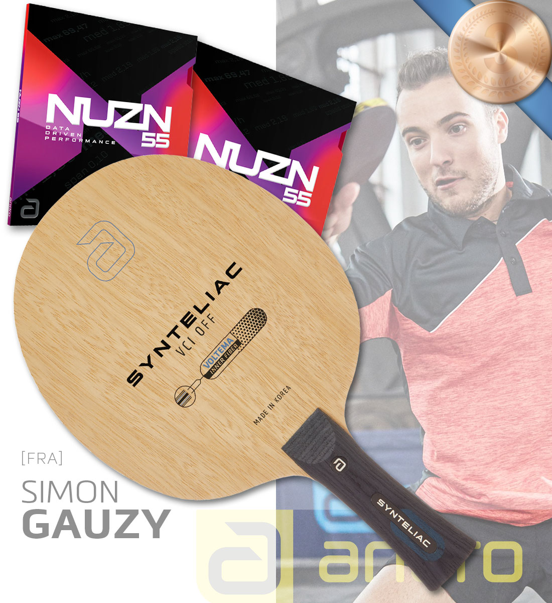 Simon Gauzy [FRA] Champion Pro Special - ANDRO